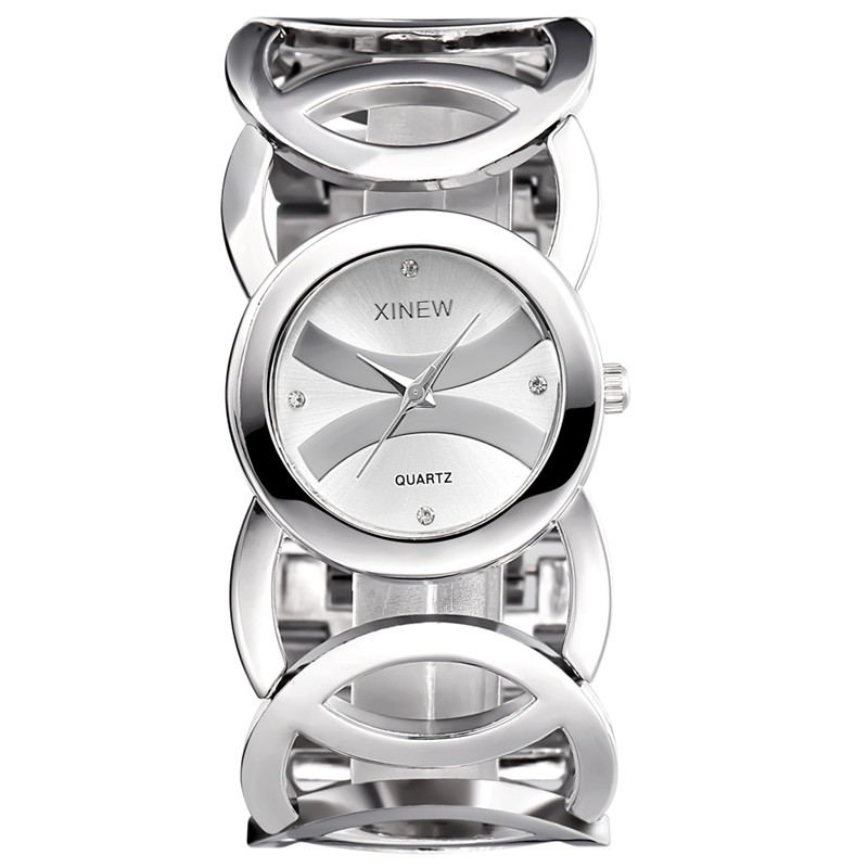 Vintage Watch Crystal - Luxury Brand Lady Gold Watches Full