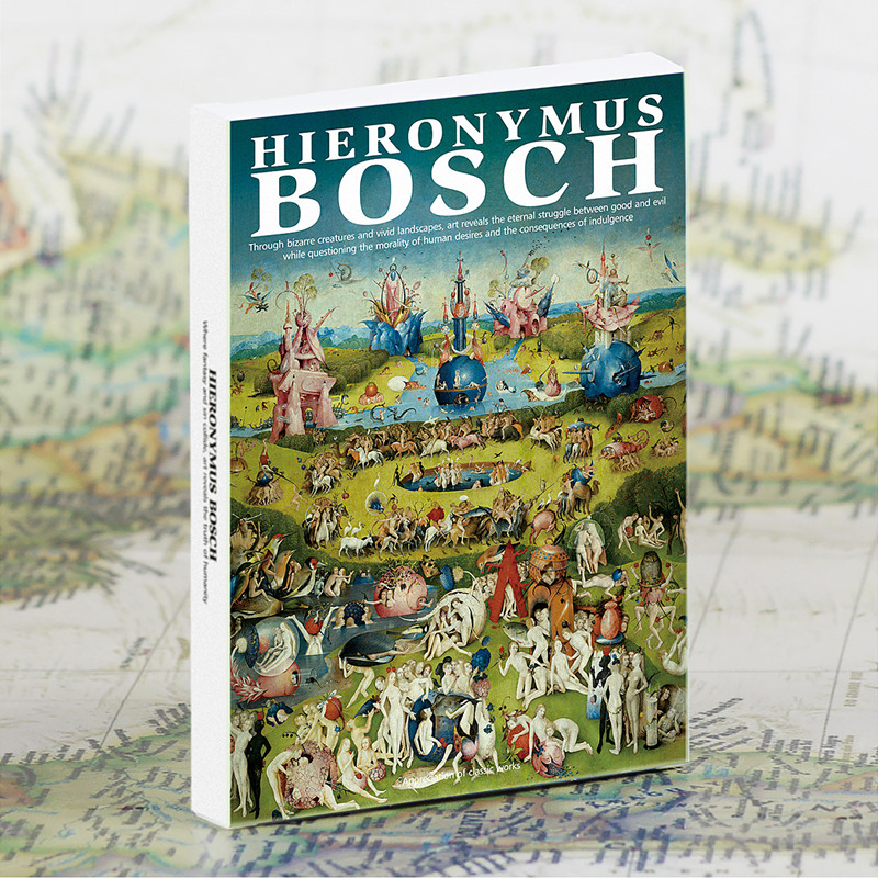 Collectible Vintage Greeting Cards - 30Sheets Hieronymus Bosch Oil Painting Postcards,