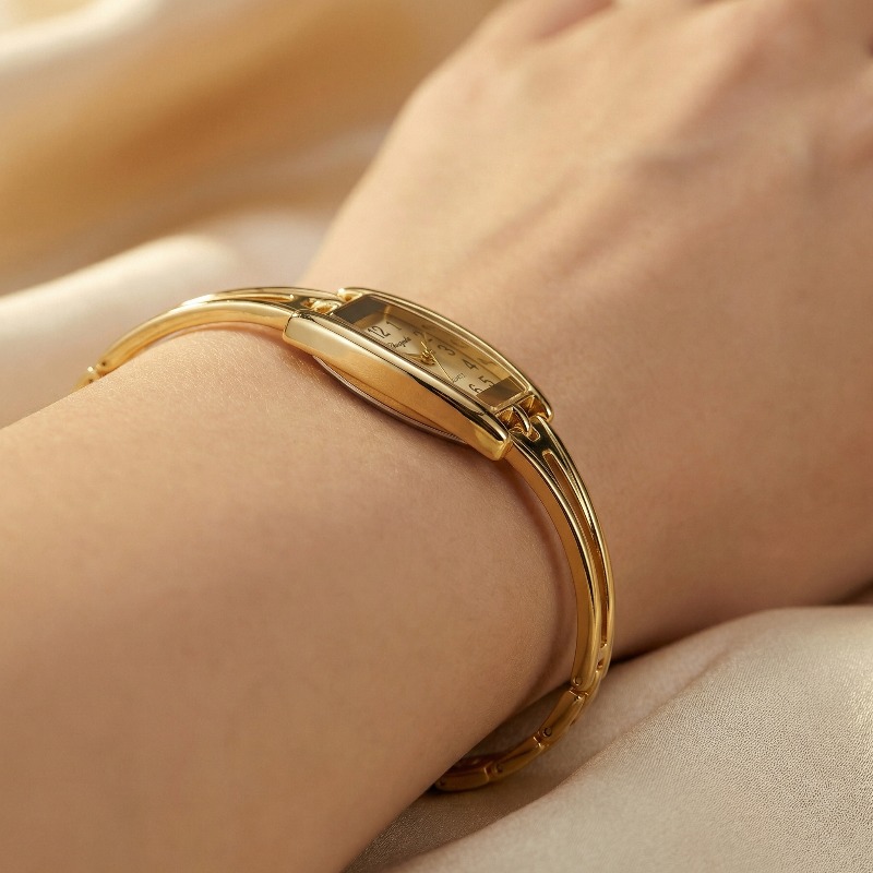 Vintage Watch Crystal - Luxury Women's Watches Fashion Rectangle Alloy