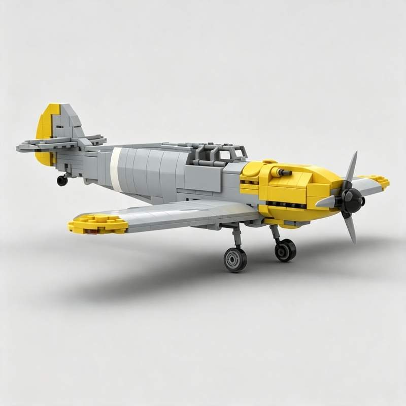 Vintage And Collectible Toys - 530PCS Vintage Propeller Fighter Aircraft Building