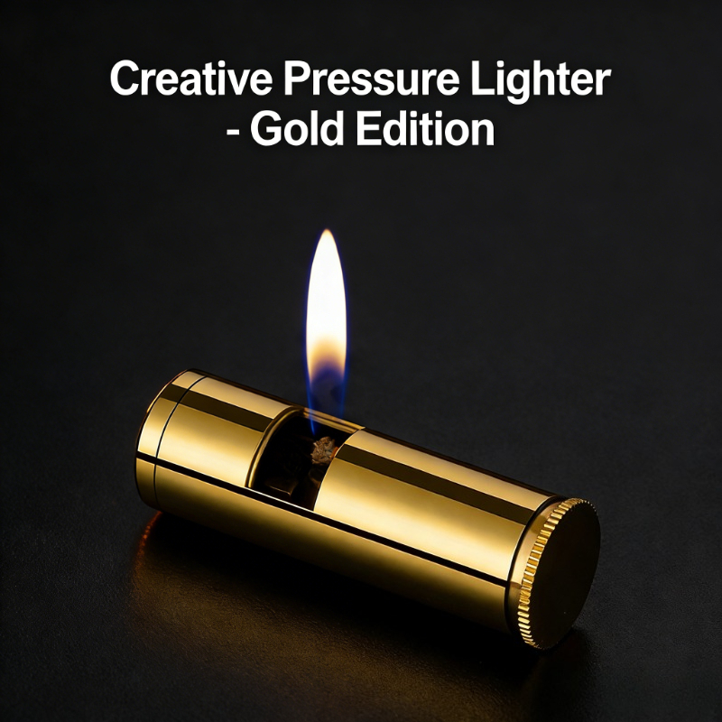 Collectible Vintage Tools - New Boutique Vintage Brass Cylinder Lighter