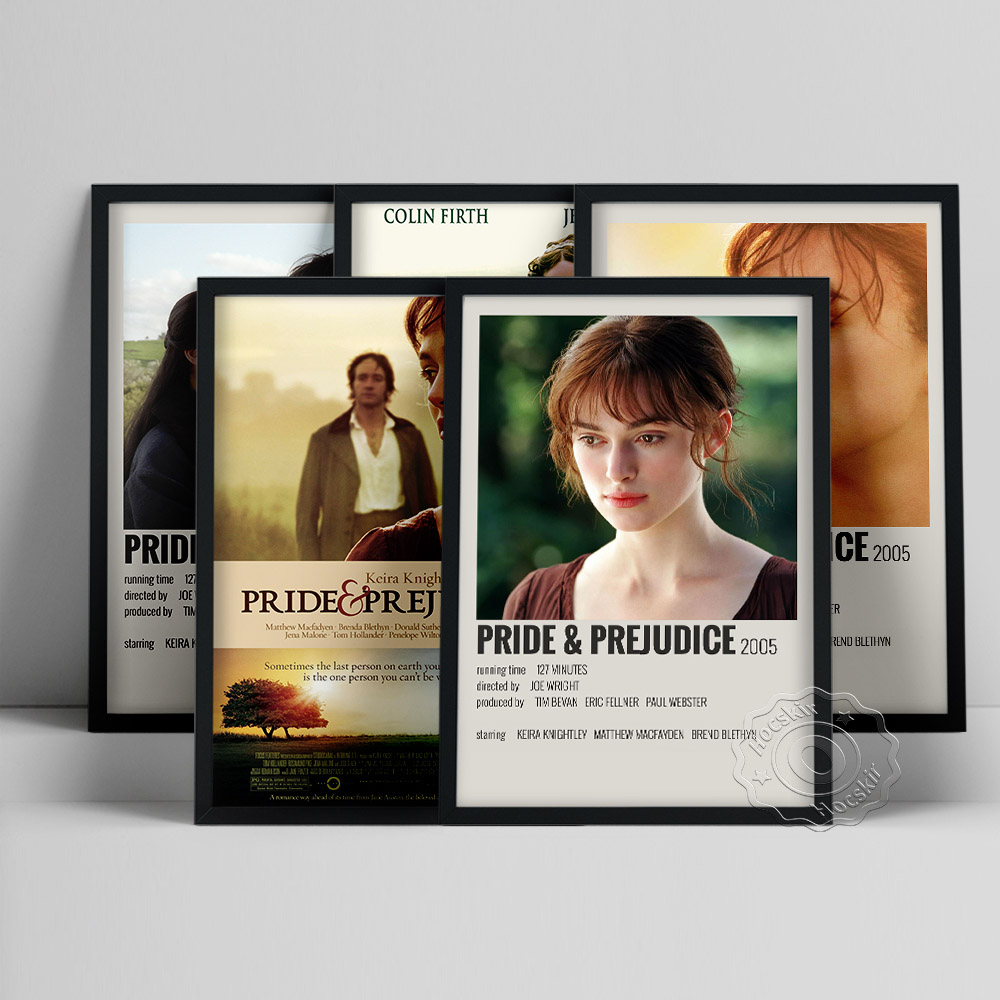Vintage And Collectible Books - Pride & Prejudice Movie Poster, Jane