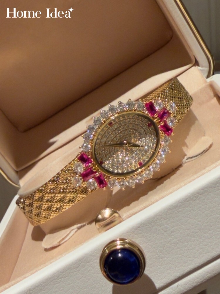 Vintage Watch Crystal - Vintage Ladies Oval Shape Quartz Watch