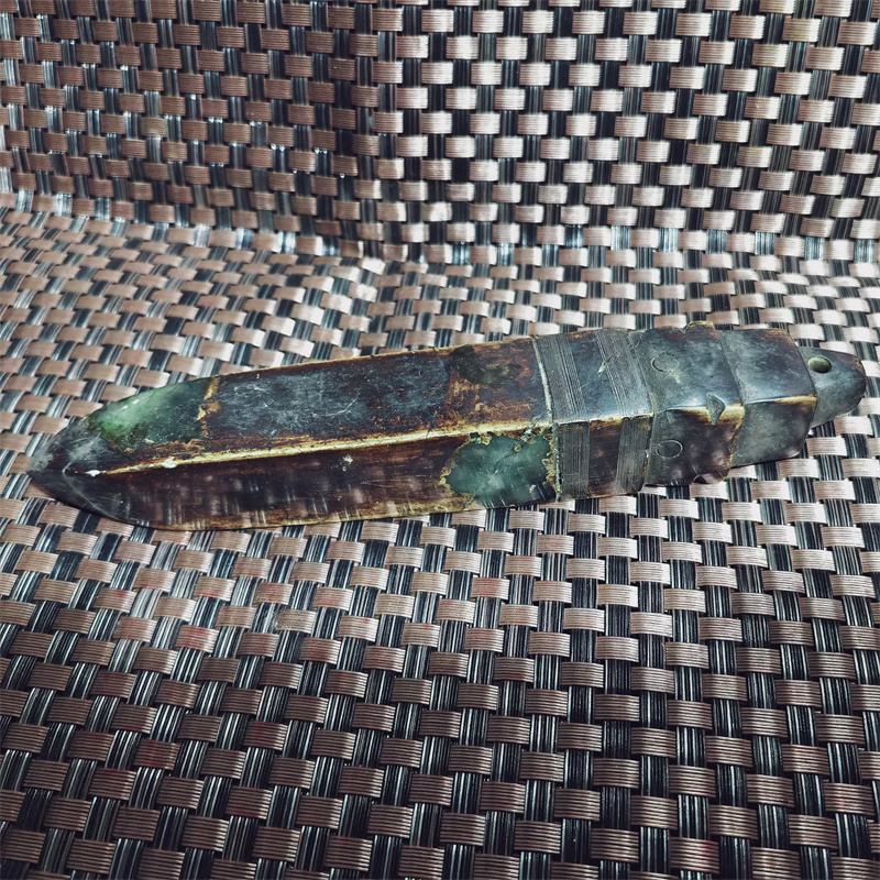 Collectible Vintage Tools - Ancient Chinese Square Shaped Jade Chisel