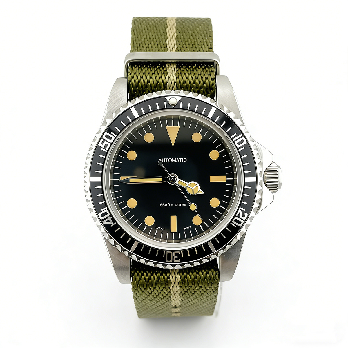 Vintage Collectible Watches - 39.5mm Diver Retro watch sapphire glass