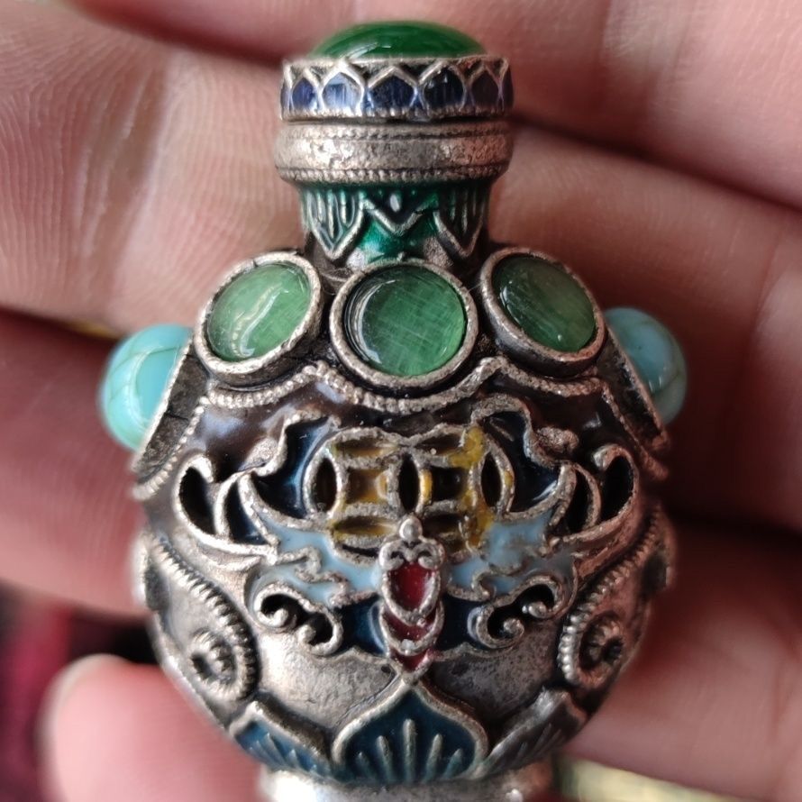 Vintage Cloisonne Bronze Snuff - Collectible Vintage Tools review and price