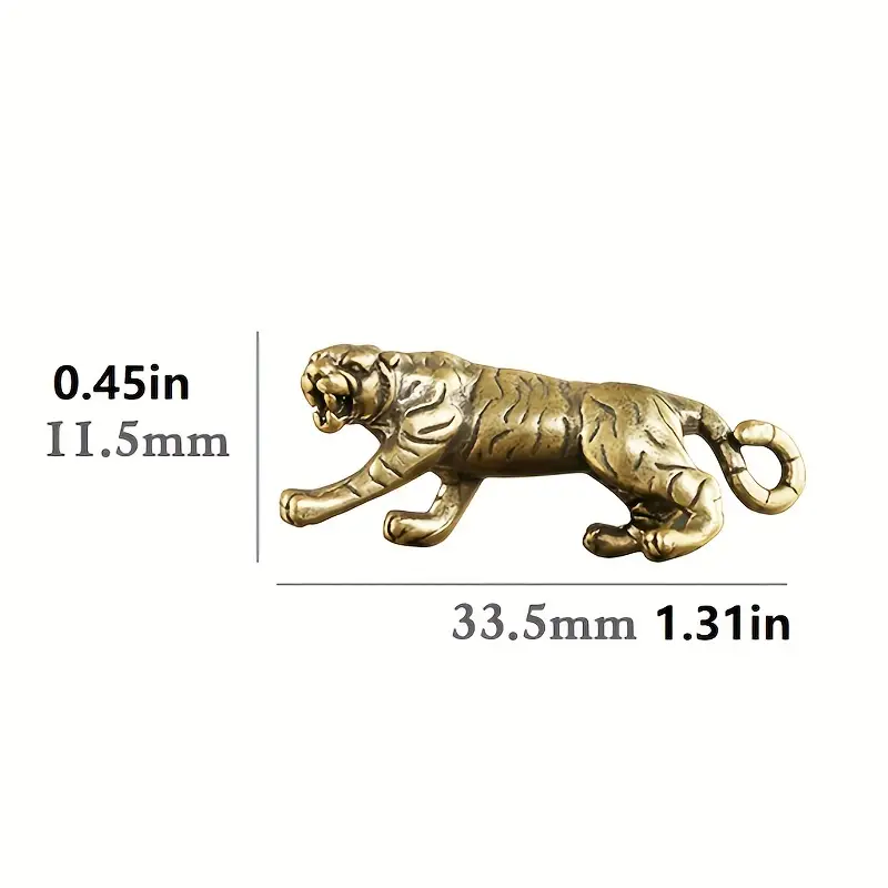 Brass Tiger Figurine Collectib - Vintage Collectible Figurines review and price