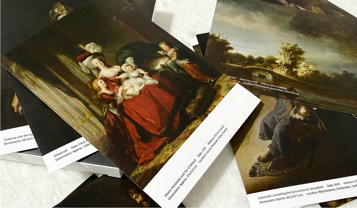 30Pcs Rembrandt Vintage Oil Pa - Collectible Vintage Greeting Cards review and price
