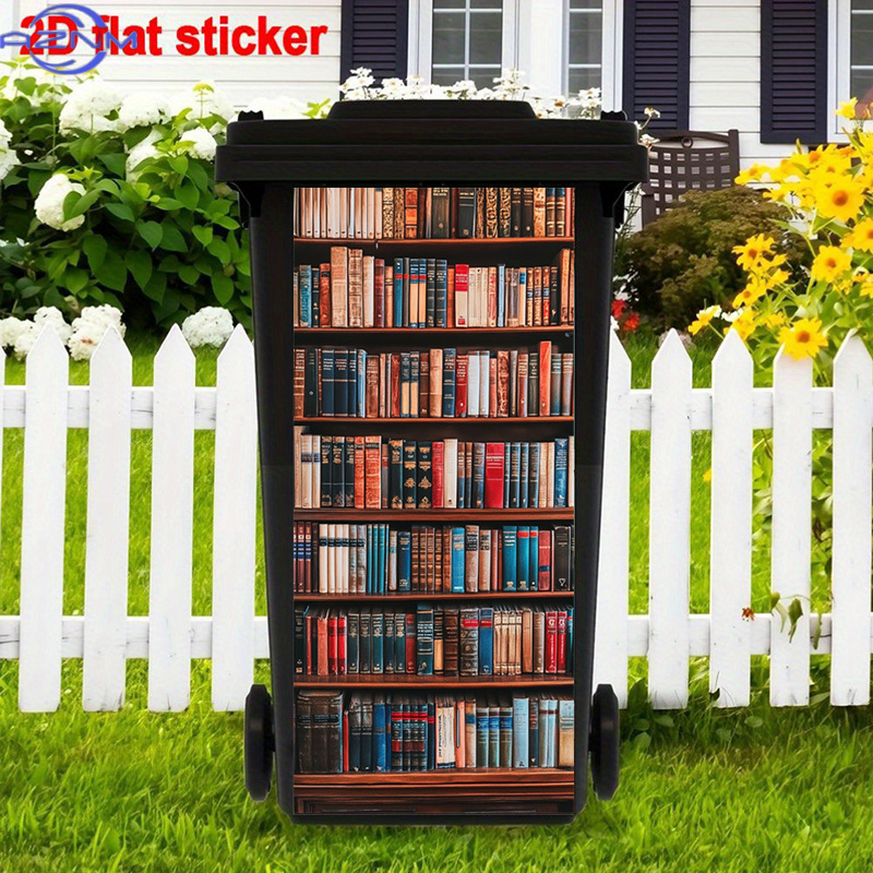Vintage Books Trash Can Sticke - Vintage And Collectible Books review and price