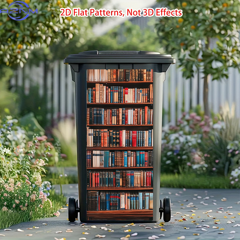 Vintage Books Trash Can Sticke - Vintage And Collectible Books review and price