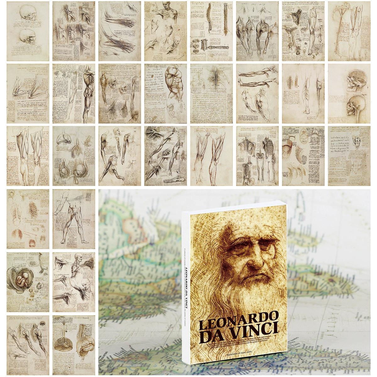 30PCS Classic Leonardo da Vinc - Collectible Vintage Greeting Cards review and price