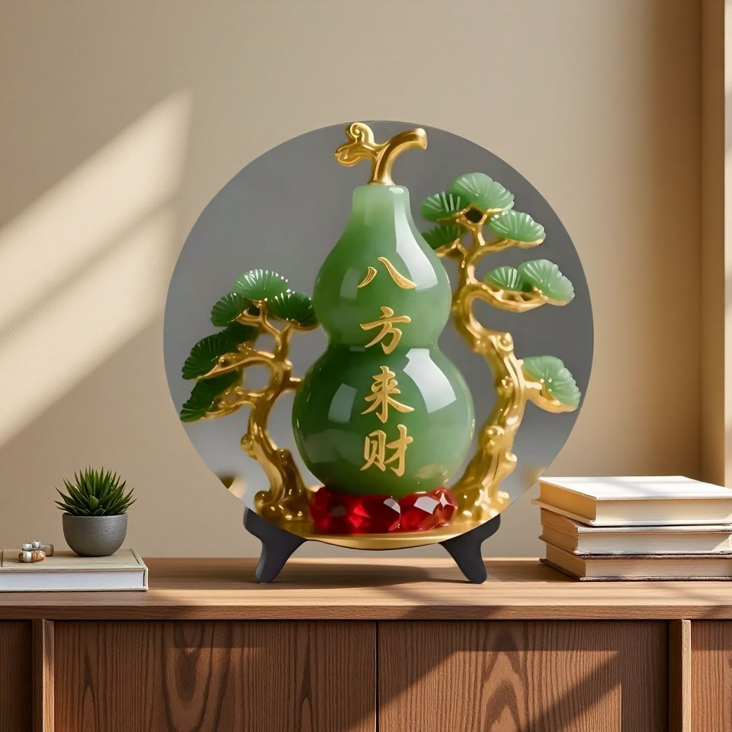 Natural Jade Gourd Figurine Ho - Vintage Collectible Christmas Ornaments review and price