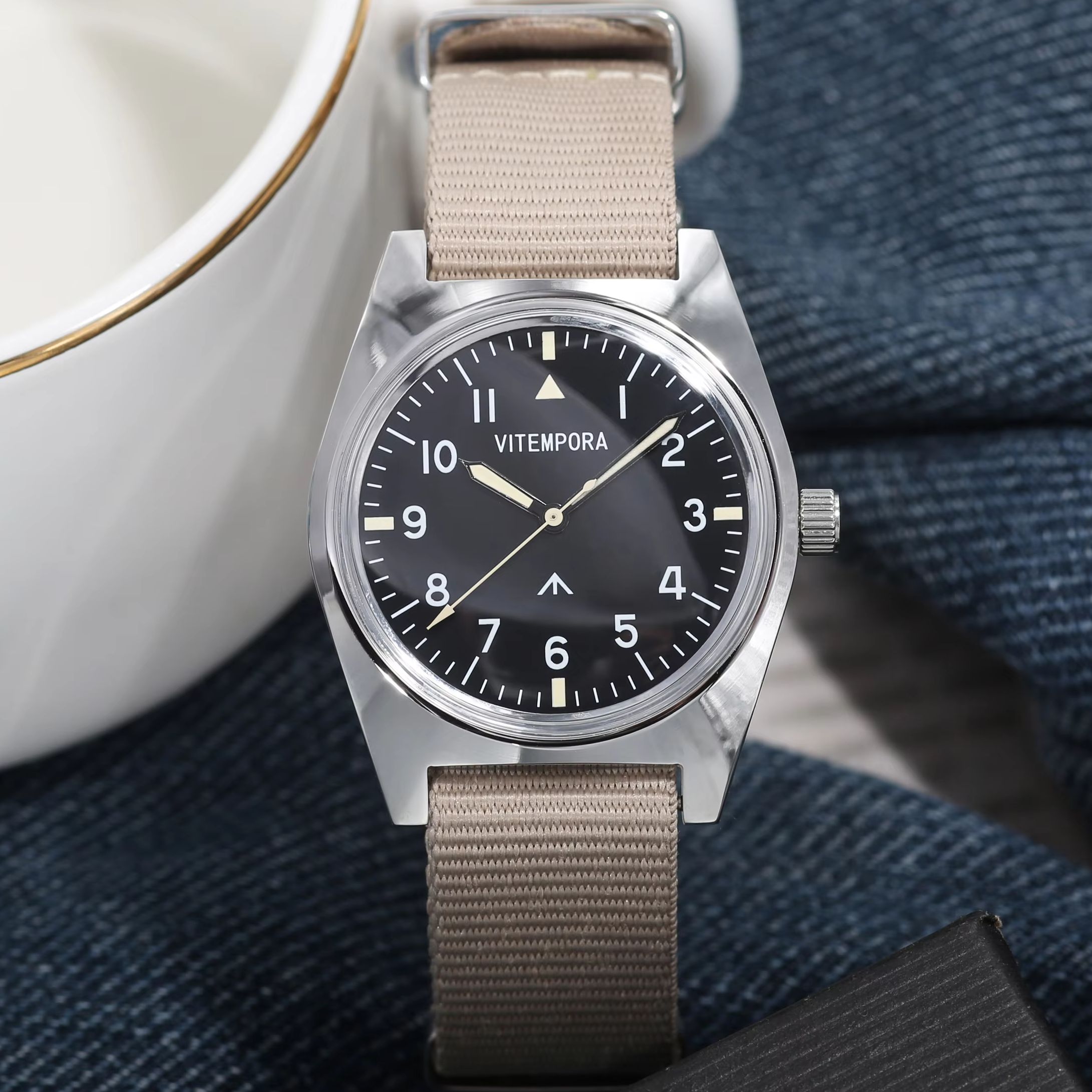 VITEMPORA 36mm Small Dial Pilo - Vintage Collectible Watches review and price