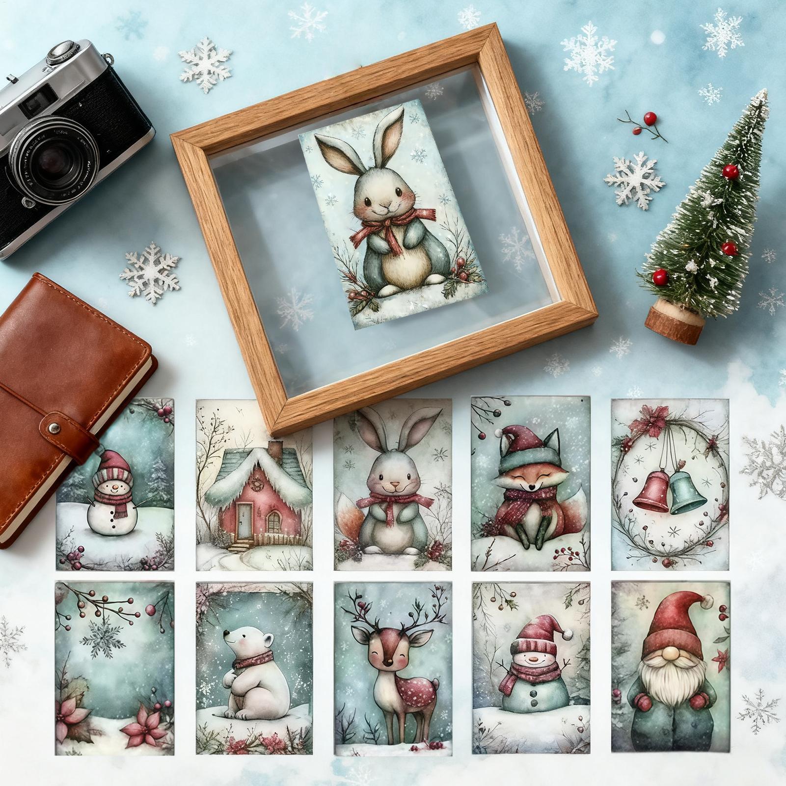 Christmas Greeting Card 20-Pie - Collectible Vintage Greeting Cards review and price