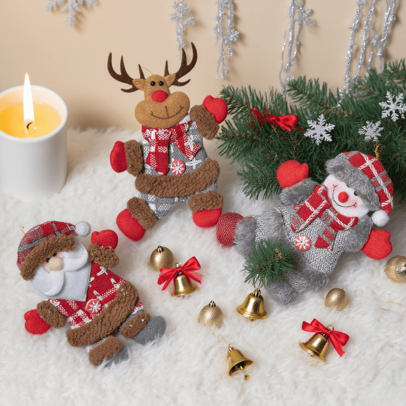 3-Piece Set of Randomly Styled - Vintage Collectible Santa review and price