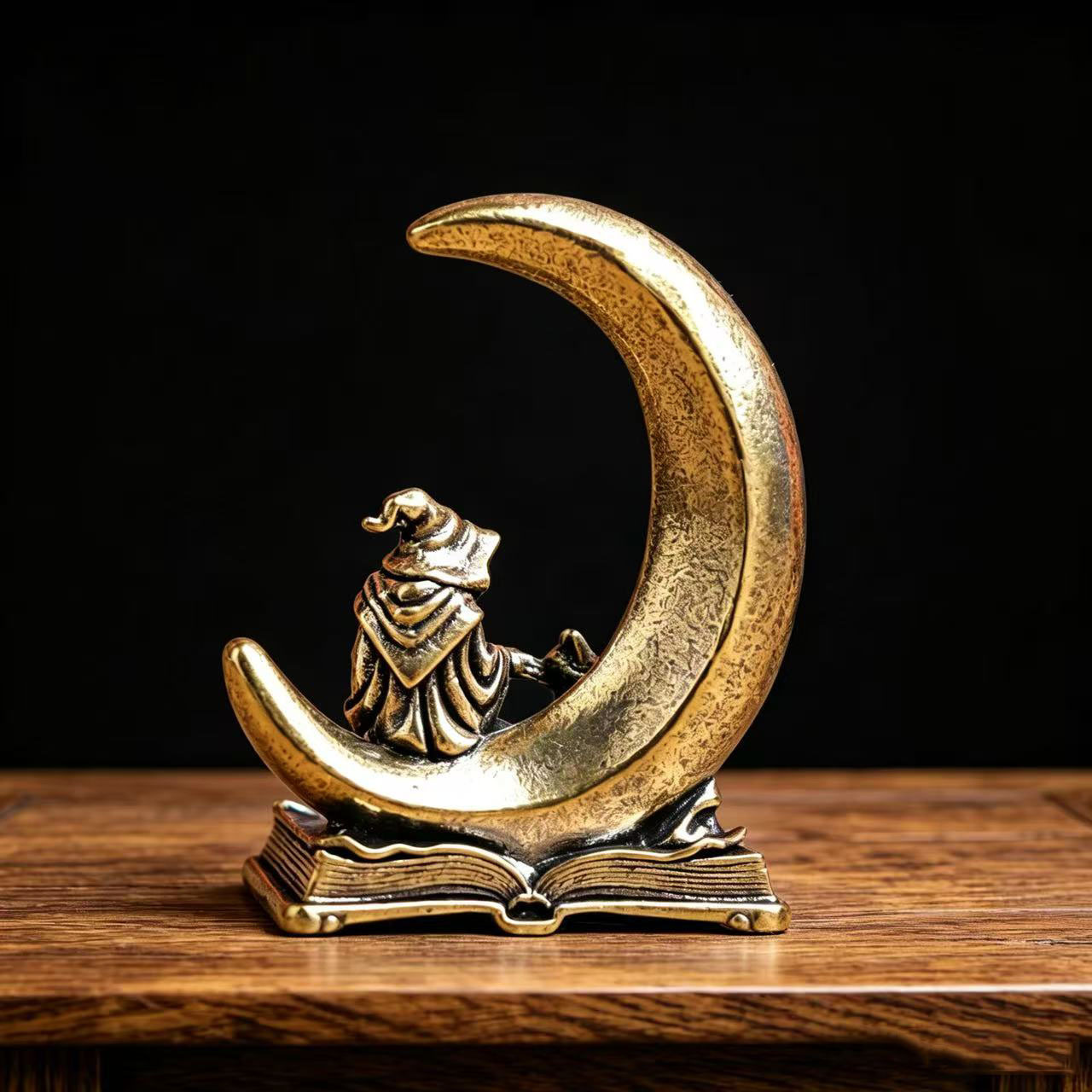 Brass Moon Witch Decoration St - Vintage Collectible Figurines review and price