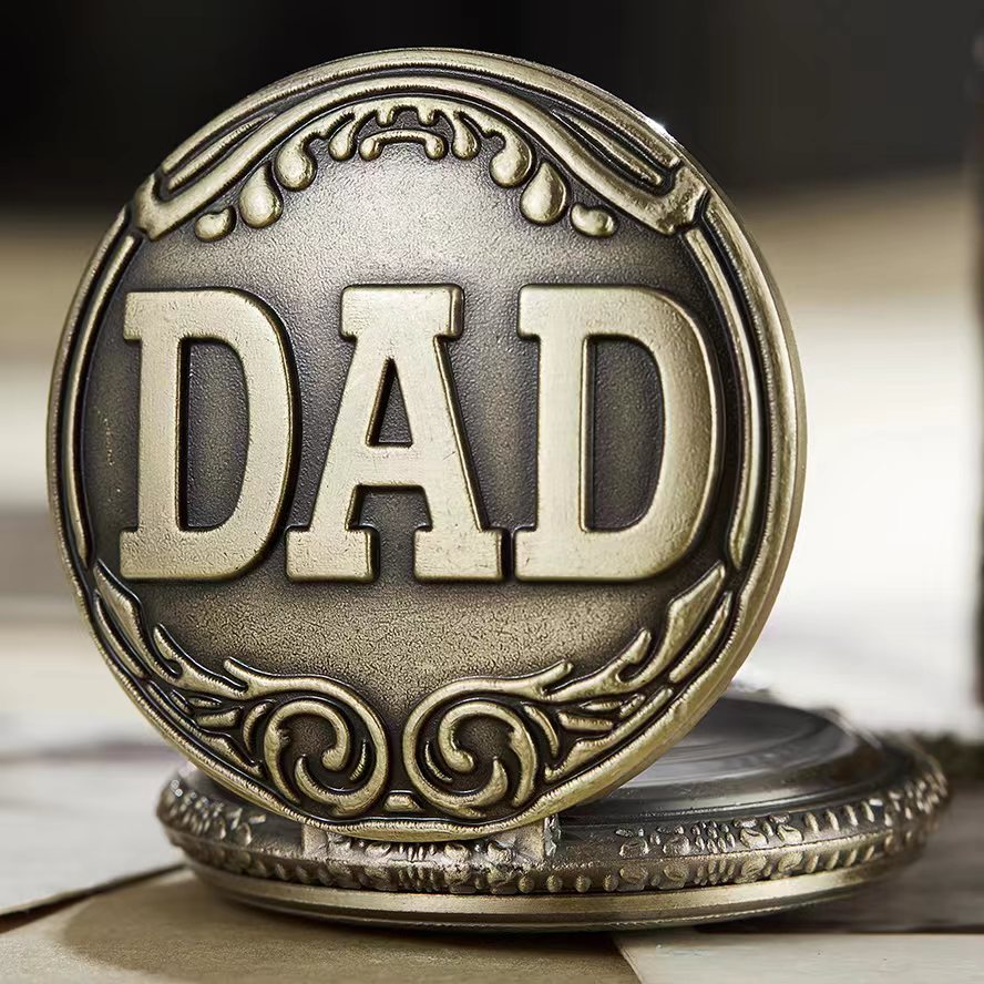 Vintage bronze carving DAD Fas - Best Collectible Vintage Watches review and price
