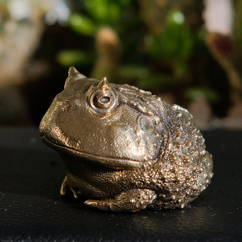 Vintage Brass Pacman Frog Orna - Vintage Collectible Furniture review and price