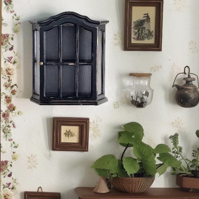 Vintage Distressed Wood Wall C - Vintage Collectible Furniture review and price