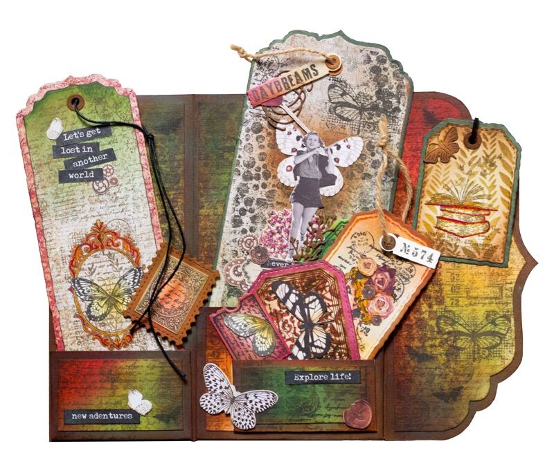 Tag Envelope Grunge Collection - Vintage Collectible Stamps review and price