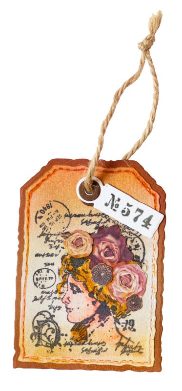 Tag Envelope Grunge Collection - Vintage Collectible Stamps review and price