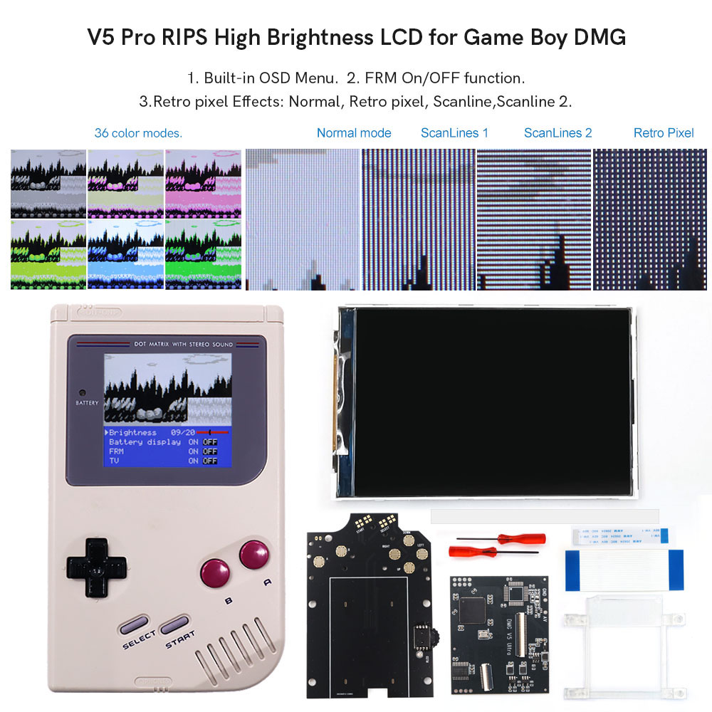 HISPEEDIDO For GB Dmg V5 Pro 3 - Vintage Game Collection review and price