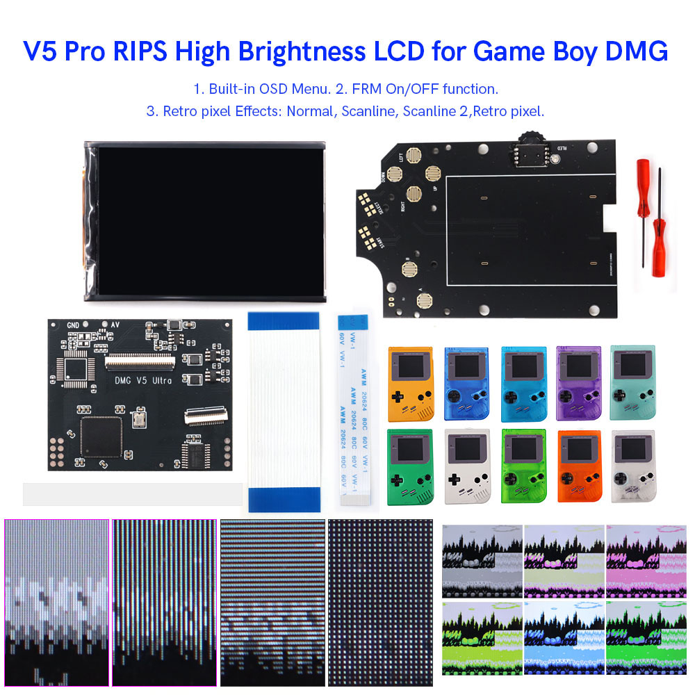 HISPEEDIDO For GB Dmg V5 Pro 3 - Vintage Game Collection review and price