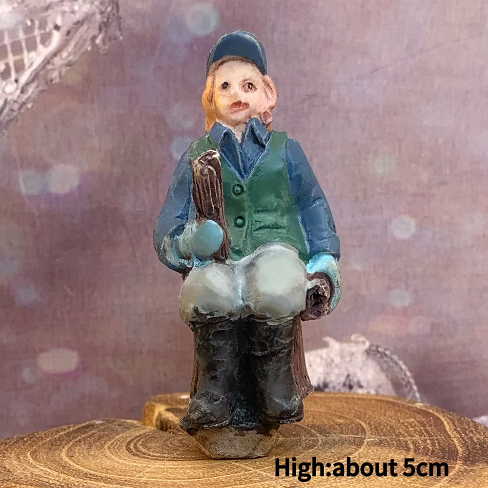 Vintage Victorian Winter Town  - Vintage Collectible Christmas Ornaments review and price