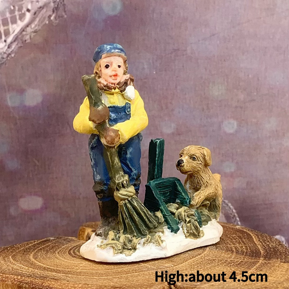 Vintage Victorian Winter Town  - Vintage Collectible Christmas Ornaments review and price