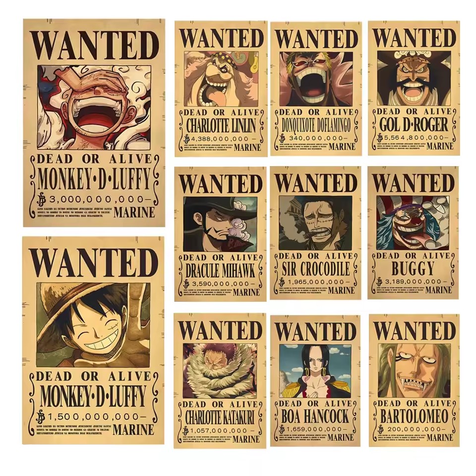 Anime One Piece Bounty Wanted  - Vintage Game Collection review and price