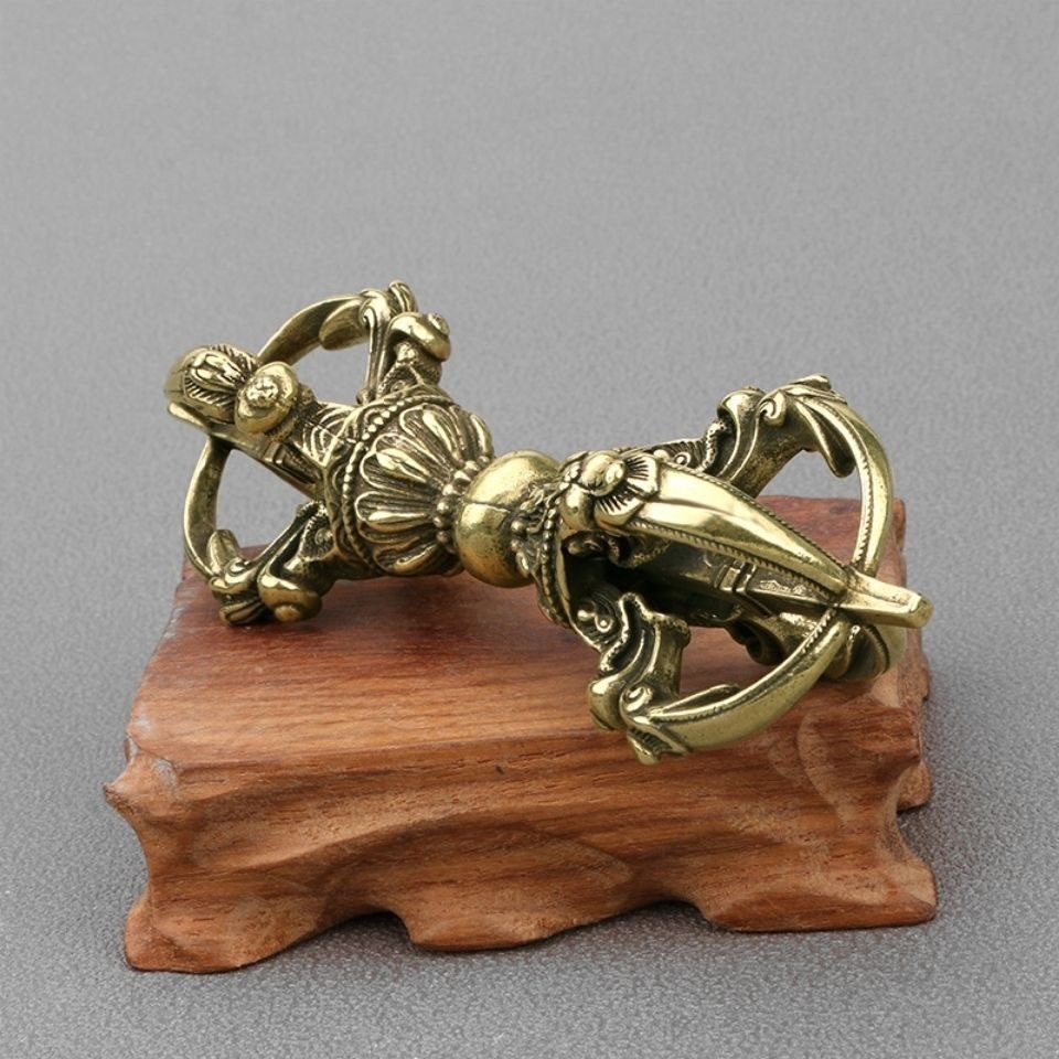 Vintage Pure Brass Tibetan Vaj - Collectible Vintage Tools review and price