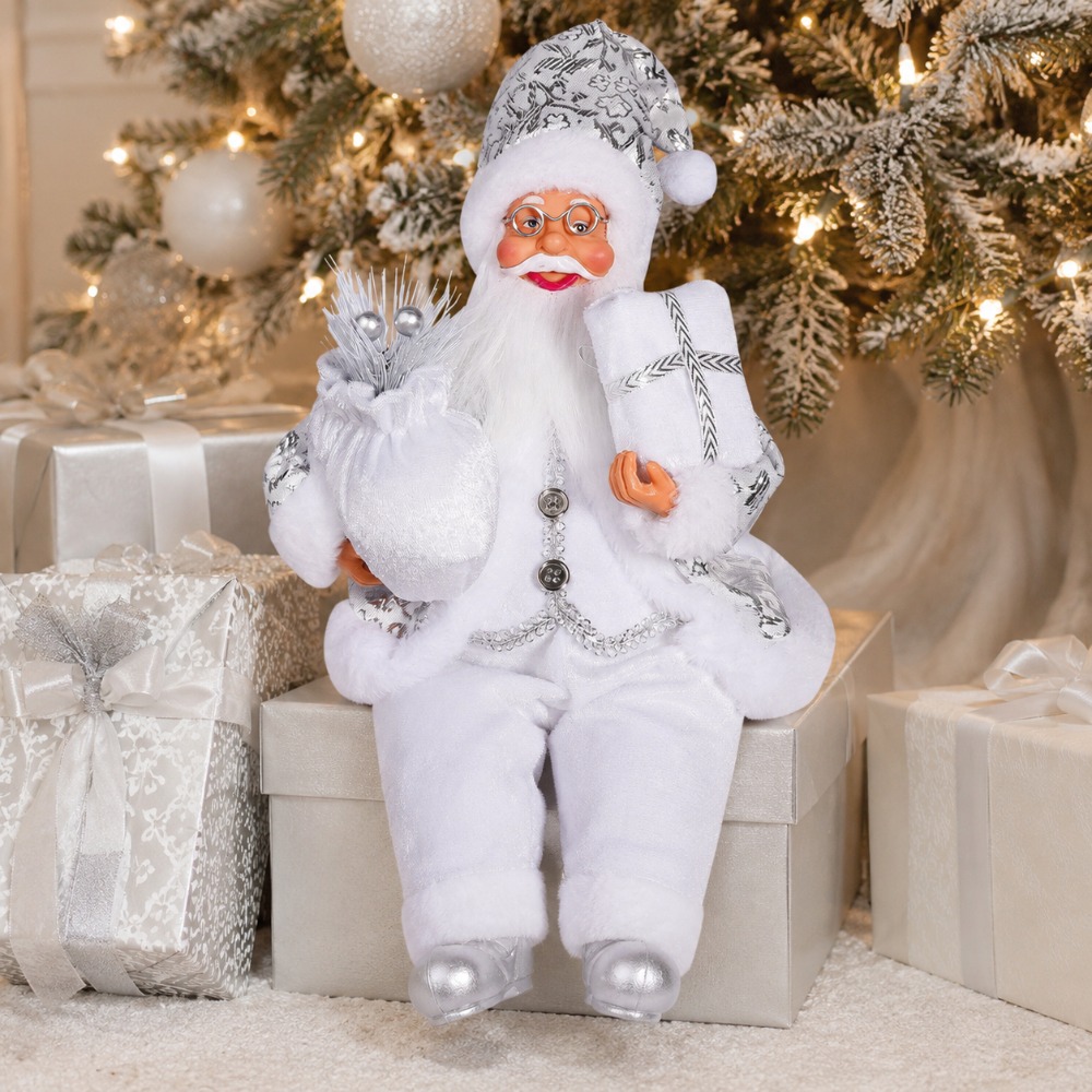 1pc White Santa Claus Decorati - Vintage Collectible Santa review and price