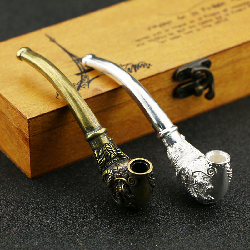 Vintage Handcrafted Pipe Handm - Vintage Collectible Furniture review and price