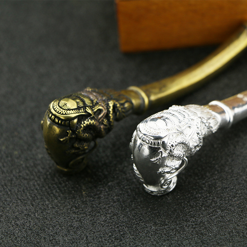 Vintage Handcrafted Pipe Handm - Vintage Collectible Furniture review and price