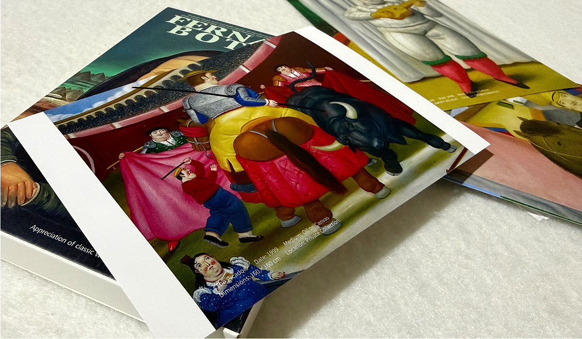 30Pcs Fernando Botero Artwork  - Collectible Vintage Greeting Cards review and price