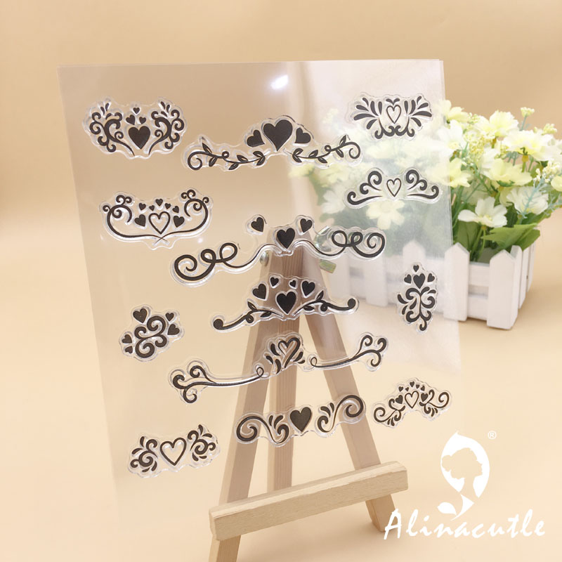 CLEAR STAMPS Heart Vintage DIY - Vintage Collectible Stamps review and price