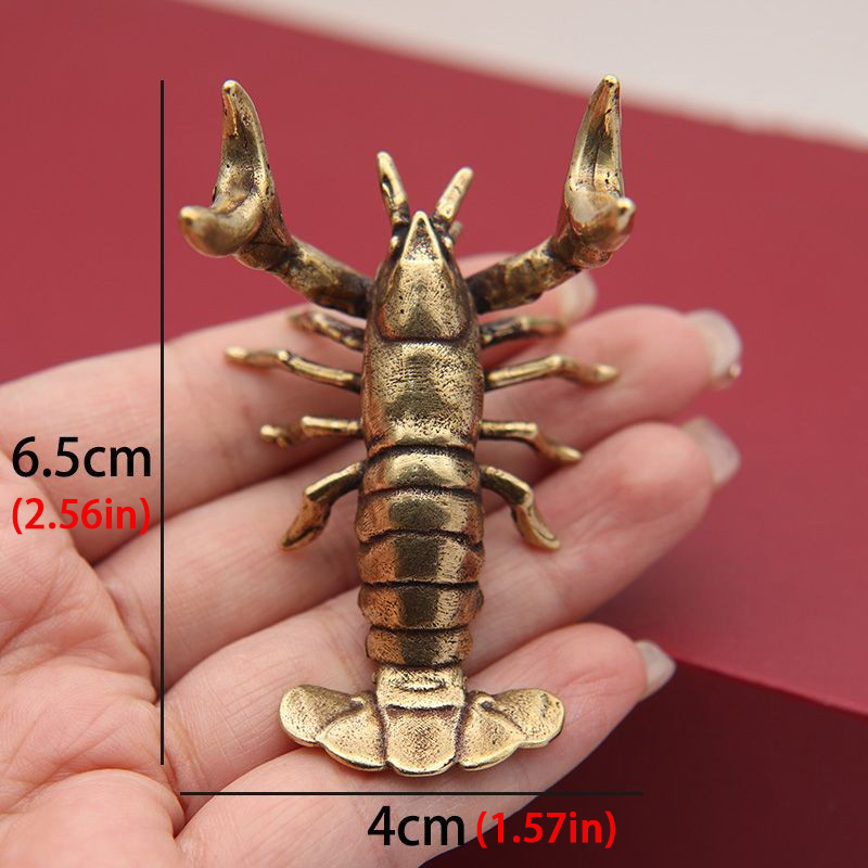 Hot ! Solid Brass Crayfish Orn - Vintage Collectible Furniture review and price