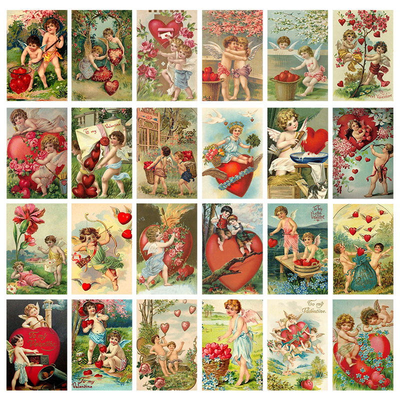 12pcs Valentine's Day Vintage  - Collectible Vintage Greeting Cards review and price