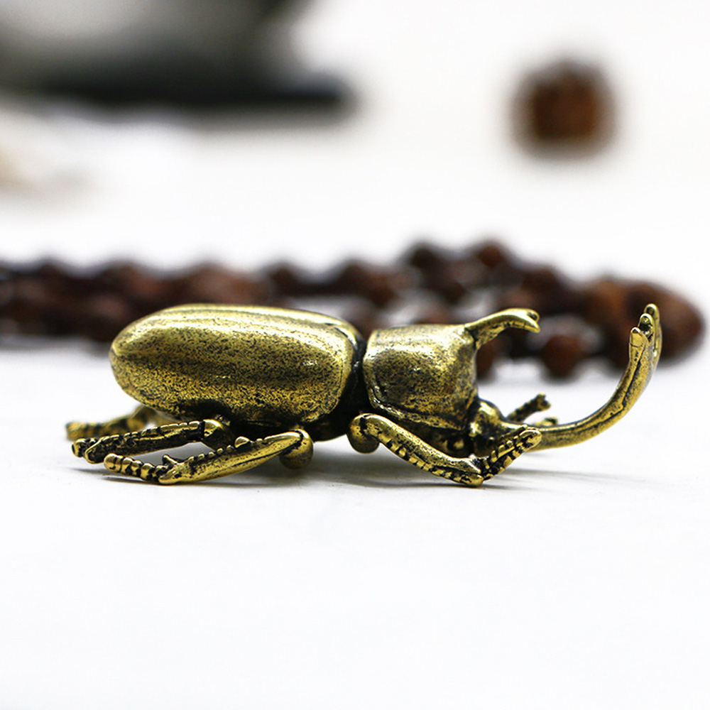 Vintage Brass Beetle Insect St - Vintage Collectible Christmas Ornaments review and price