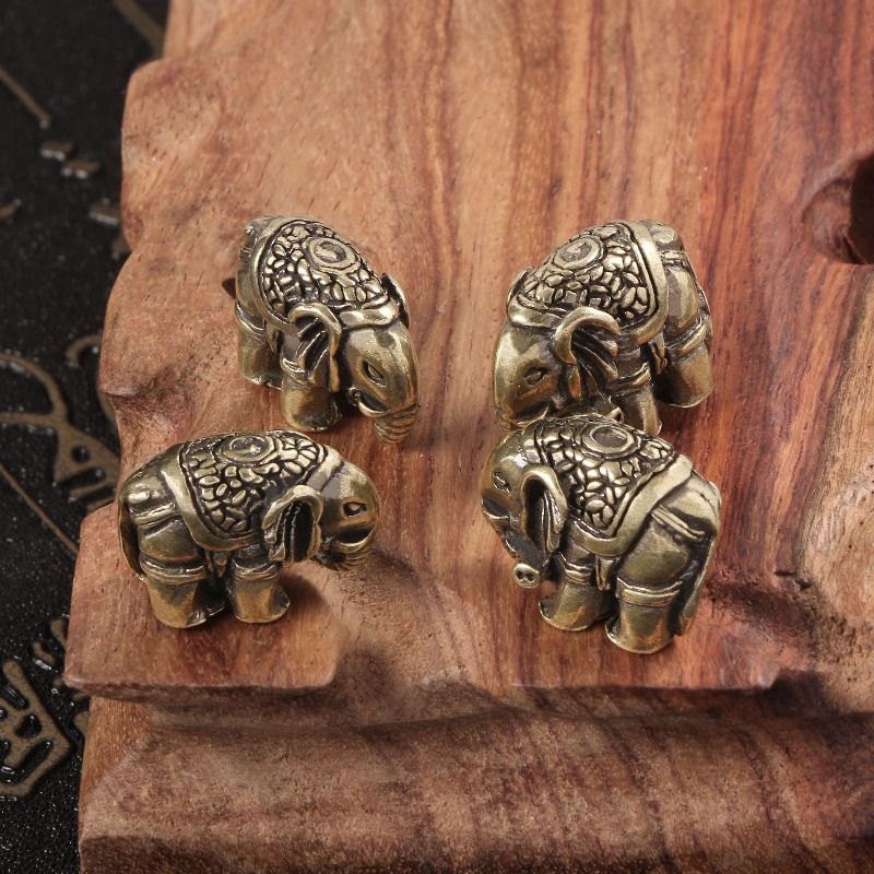 1 PC Cute Elephant Solid Brass - Vintage Collectible Christmas Ornaments review and price