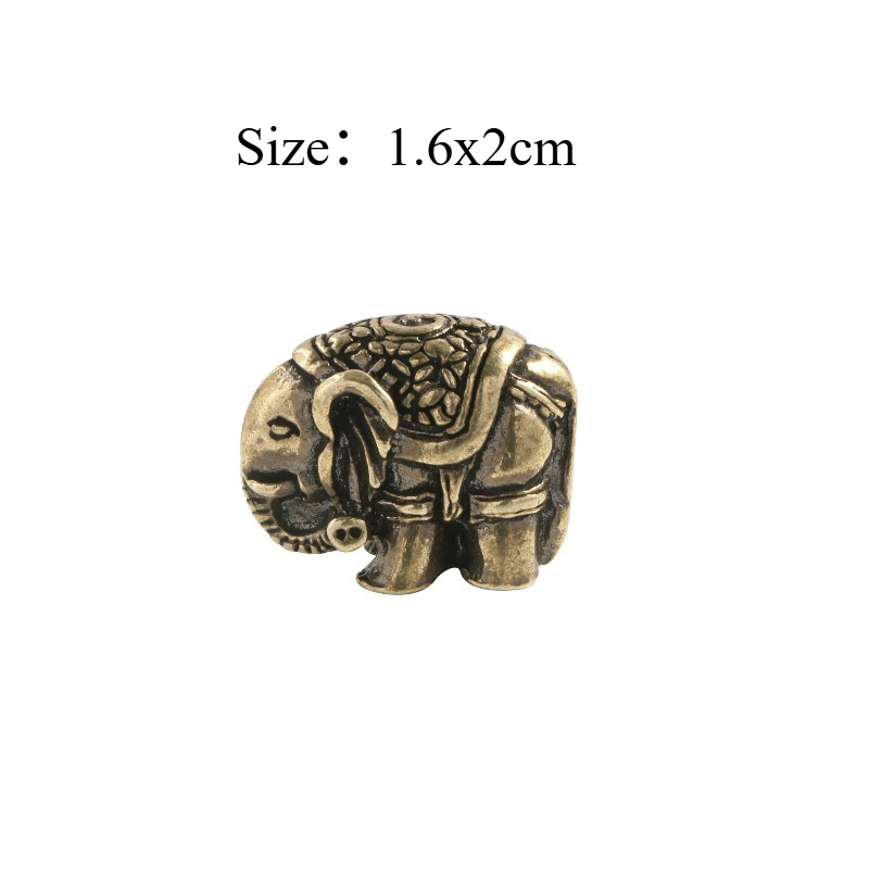 1 PC Cute Elephant Solid Brass - Vintage Collectible Christmas Ornaments review and price