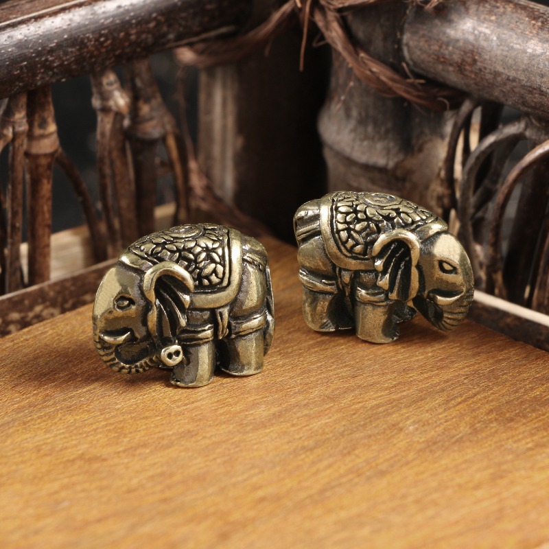 1 PC Cute Elephant Solid Brass - Vintage Collectible Christmas Ornaments review and price