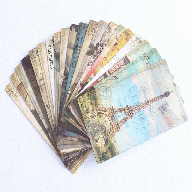 New 32Pcs Vintage Famous Build - Collectible Vintage Greeting Cards review and price