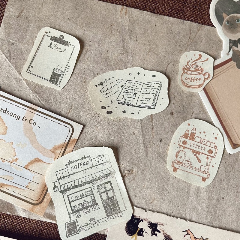 Moonlight INS Vintage Coffee T - Vintage Collectible Stamps review and price