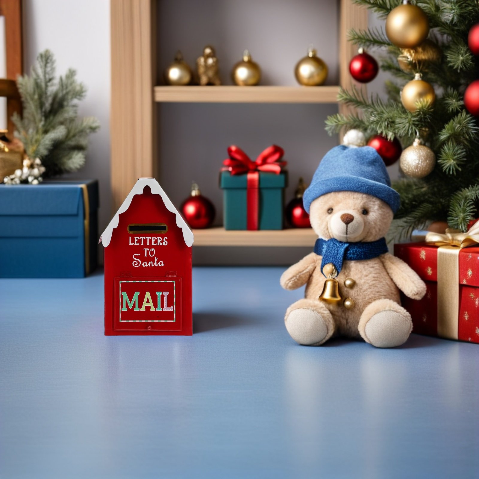 Santa Mailbox Christmas Metal  - Vintage Collectible Santa review and price