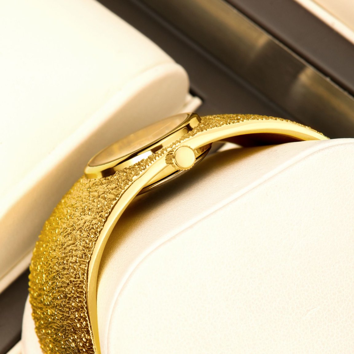 YaLaLuSi Textured Wide Gold Cu - Vintage Watch Crystal review and price