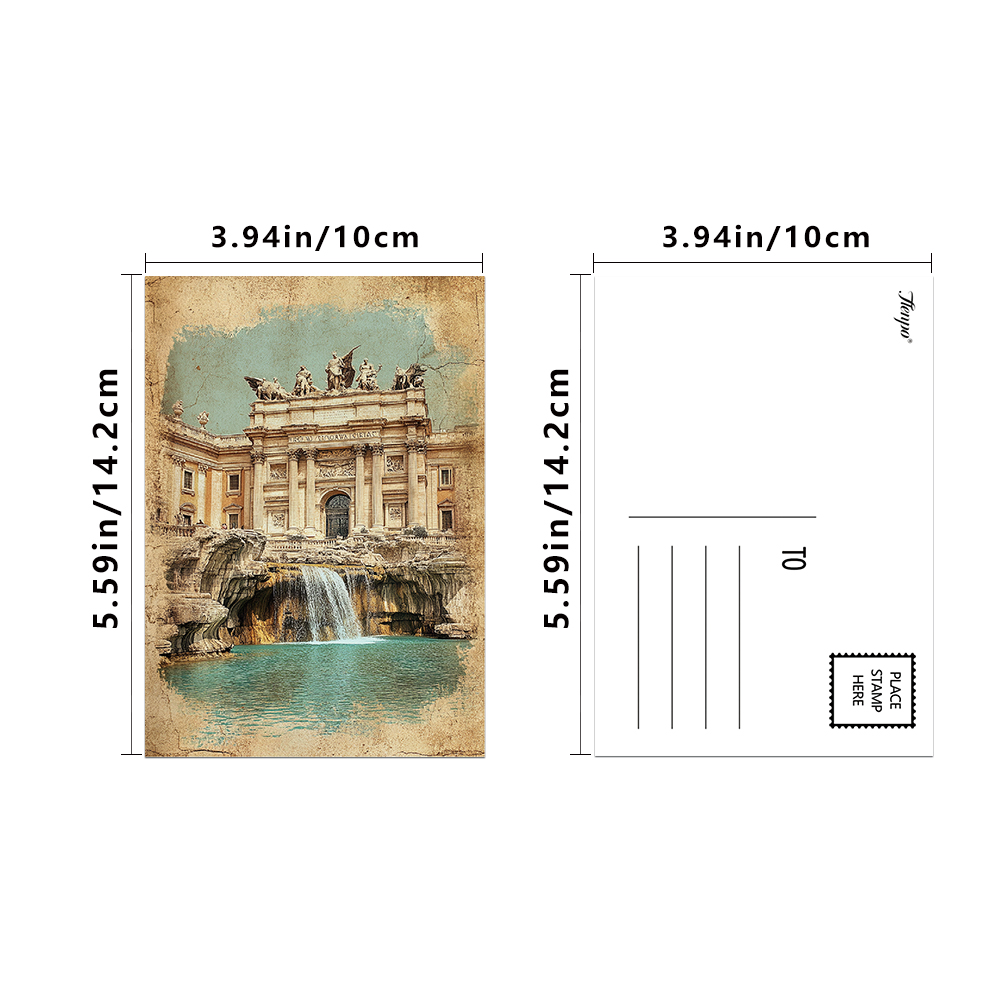 32pcs Vintage European Landmar - Collectible Vintage Greeting Cards review and price