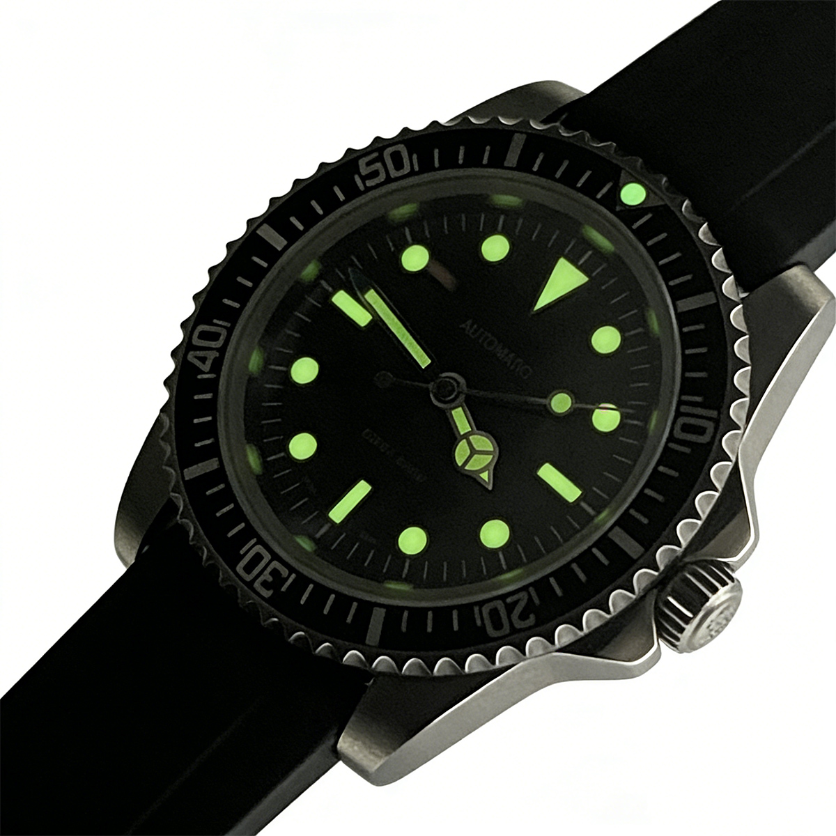 39.5mm Diver Retro watch sapph - Vintage Collectible Watches review and price