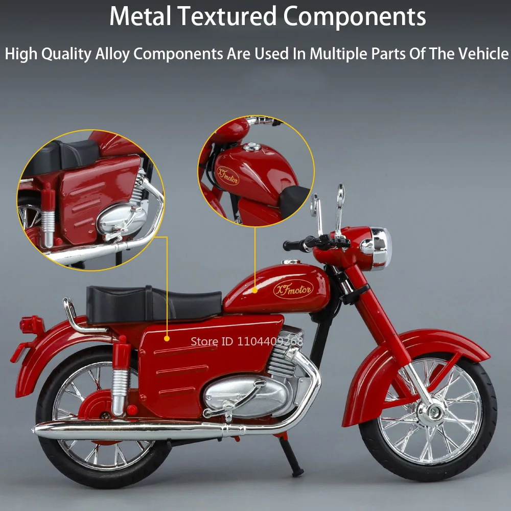 1:10 Scale XF250 Motorcycle Mo - Vintage And Collectible Toys review and price