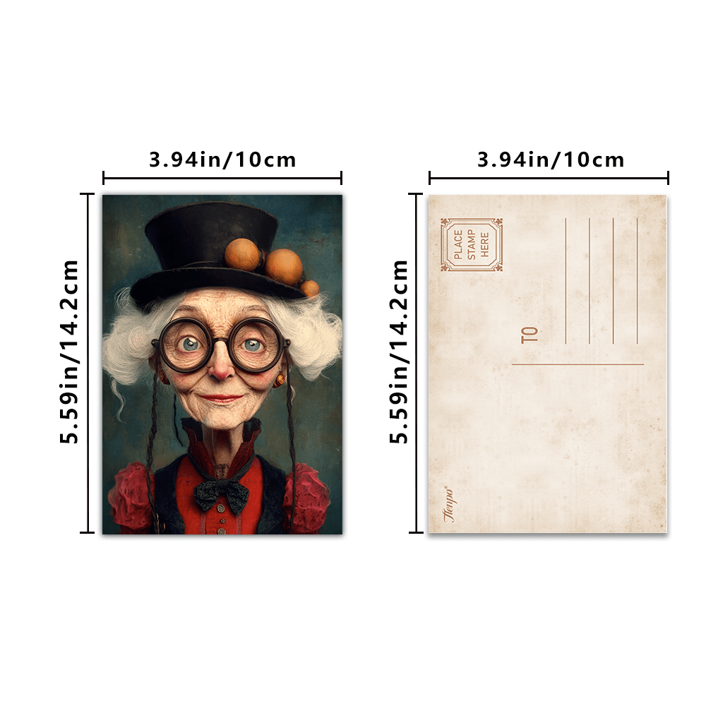 32pcs, vintage cute elderly, p - Collectible Vintage Greeting Cards review and price